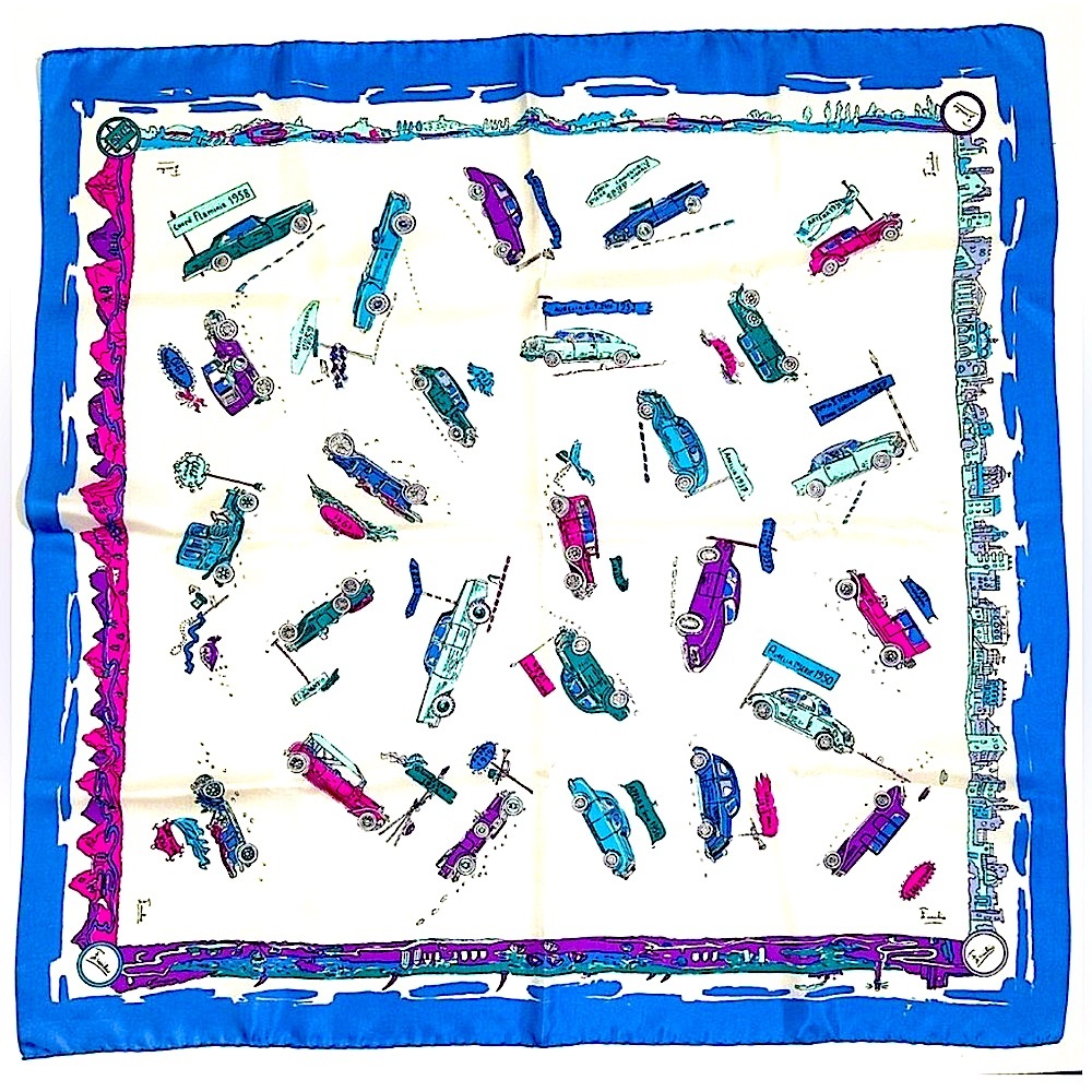 Vintage Emilio Pucci Silk Print Scarf